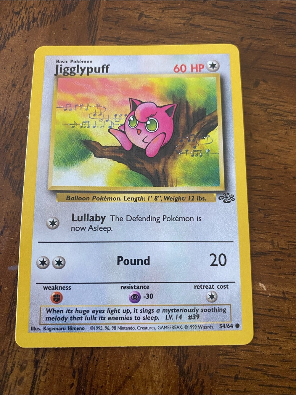 Jigglypuff Pokémon Card